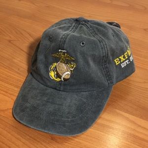 Adams Leather Strapback Hat